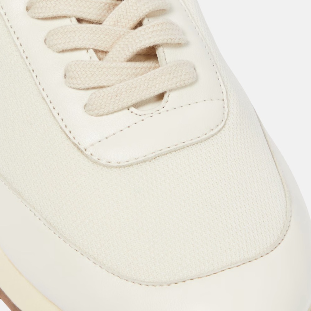 The Row Cream and Brown Women's Low-Top Sneakers - Picture 2 of 12